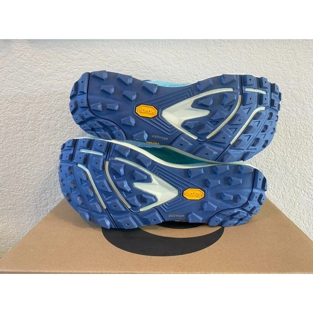 Topo Athletic Pursuit 2 Womens 9 Trail Running Shoe Vibram Sole Blue Green - Picture 7 of 8